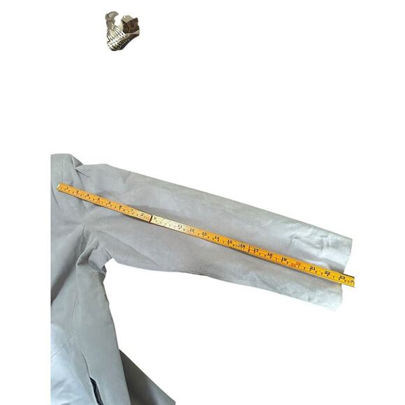 Bradley Bayou lavender 100% Leather Suede jacketCrocodile Embossed Collar. SZ-XL - Picture 10 of 10